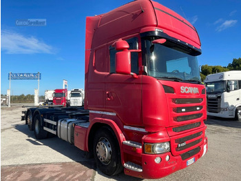 Containertransporter/ Wissellaadbak vrachtwagen SCANIA R 450