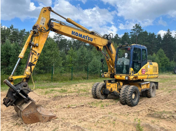 Mobiele graafmachine KOMATSU PW160