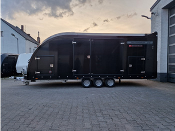 Autotransport aanhangwagen BJT Race Transporter 6 550x235x189cm black elektrisch kippbar ASR Tridem 10" 3500kg Modell 2024: afbeelding 4