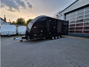 Autotransport aanhangwagen BJT Race Transporter 6 550x235x189cm black elektrisch kippbar ASR Tridem 10" 3500kg Modell 2024: afbeelding 3