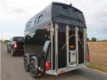 Paardentrailer Böckmann Pferdeanhänger Grand Master SKA black Kamera Alufelgen WCF 100km/H 2700kg Modell 2024: afbeelding 3