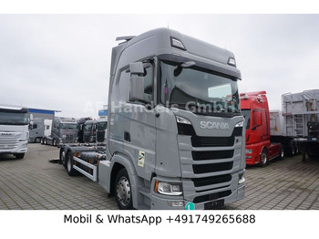 Containertransporter/ Wissellaadbak vrachtwagen SCANIA S 450