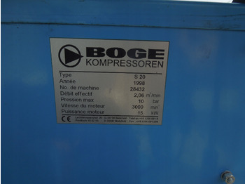 Luchtcompressor BOGE S20: afbeelding 4