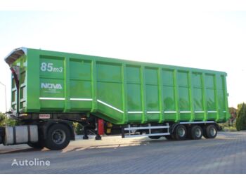 Nieuw Kipper oplegger NOVA 85 m3 SCRAP TIPPER TRAILER HARDOX TUF500 2023: afbeelding 1