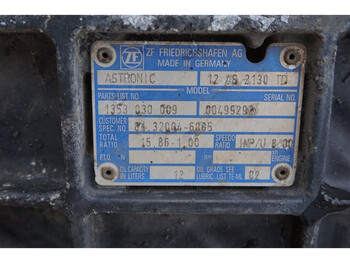 Versnellingsbak voor Vrachtwagen ZF 12AS2130TD TG-X 81.320004-6085: afbeelding 5