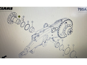 Rijwerkonderdelen CLAAS