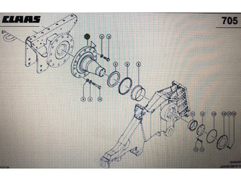 Rijwerkonderdelen CLAAS