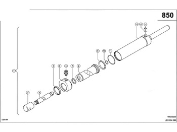 Hydraulische cilinder CLAAS