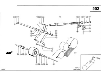 Hydraulische cilinder CLAAS