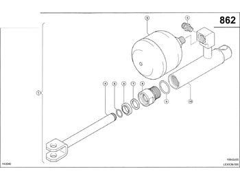 Hydraulische cilinder CLAAS