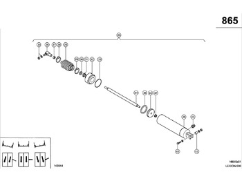 Hydraulische cilinder CLAAS