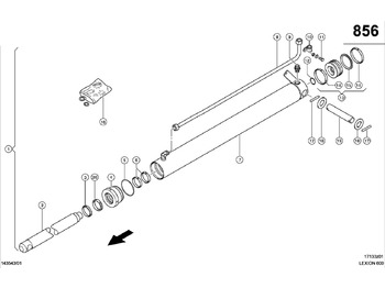 Hydraulische cilinder CLAAS