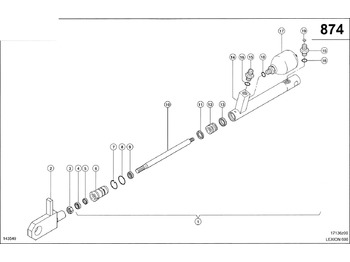 Hydraulische cilinder CLAAS