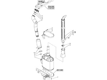 Uitlaatpijp NEW HOLLAND