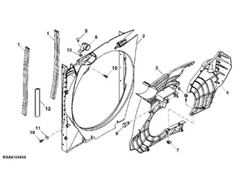 Carrosserie en exterieur JOHN DEERE