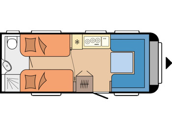 Nieuw Caravan Hobby Excellent Edition 540 WLU PICO AUTARK 2000kg.: afbeelding 3