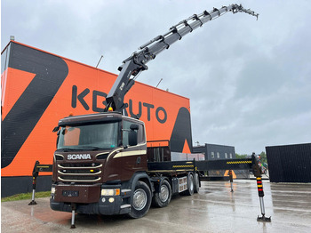 Vrachtwagen met open laadbak SCANIA G 450