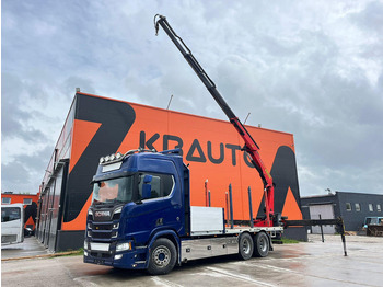 Vrachtwagen met open laadbak SCANIA R 650
