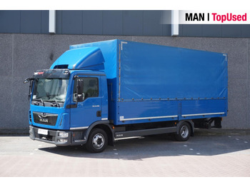Vrachtwagen met open laadbak MAN TGL