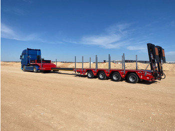 Nieuw Dieplader oplegger GVN Trailer 4 AXLE EXTENDABLE LOWBED: afbeelding 3