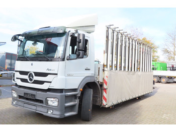 Kraanwagen Mercedes-Benz Axor  1833 L - Glastransporter Kran Palfinger: afbeelding 5