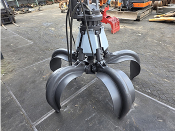 Grijper voor Bouwmachine Liebherr gm 65 poliepgrijper orange peel liebherr lh sennebogen fuchs mhl: afbeelding 4
