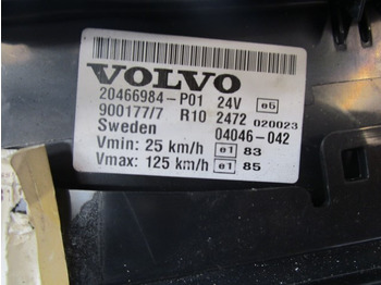Cabine en interieur voor Vrachtwagen VOLVO FM12/FM9 CLOCK CLUSTER 20466984-P01: afbeelding 2