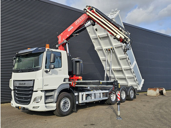 Kraanwagen DAF CF 530 8x4-4 / FASSI 27.5 t/m CRANE + TIPPER: afbeelding 2