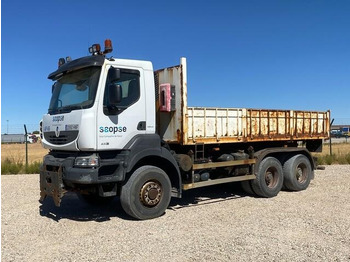 Kipper vrachtwagen RENAULT Kerax