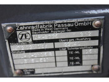 As en onderdelen voor Bouwmachine Zeppelin ZF AP B775, APL B 775 aus ZM 19: afbeelding 5