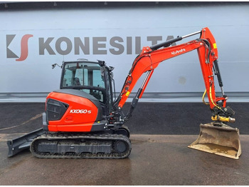 Minigraafmachine Kubota KX060-5 PYÖRITTÄJÄ, RASVARI YM.: afbeelding 4 Minigraafmachine Kubota KX060-5 PYÖRITTÄJÄ, RASVARI YM.: afbeelding 4