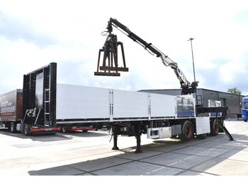 Vlakke/ Open oplegger Pacton TPD.348 + KENNIS R 16 (3x) - LIFT AS - 2 x STUURAS - HYDRAULISCHE STEUNPOTEN - SAF ASSEN - SCHIJFREMMEN - NETTE STAAT -: afbeelding 4