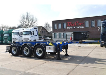 Containertransporter/ Wissellaadbak oplegger VAN HOOL 20'