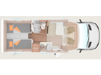 Half integraal camper WEINSBERG CaraCompact Suite MB 640 MEG