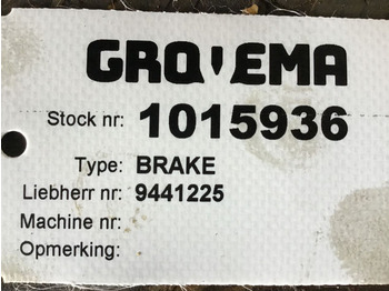 Remschijven LIEBHERR