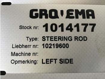 Stuurinrichting Liebherr Steering Rod Left: afbeelding 2 Stuurinrichting Liebherr Steering Rod Left: afbeelding 2