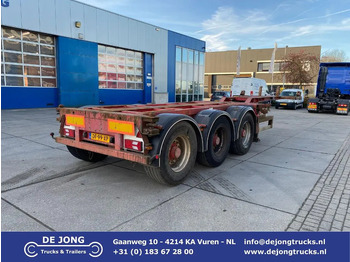 Containertransporter/ Wissellaadbak oplegger KROMHOUT