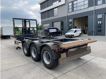 Containertransporter/ Wissellaadbak oplegger Van Hool 20 FT Tipping chassis / kiepchassis: afbeelding 5
