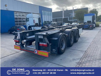 Containertransporter/ Wissellaadbak oplegger VAN HOOL 20'/30'