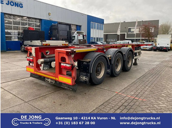 Containertransporter/ Wissellaadbak oplegger VAN HOOL 20'/30'