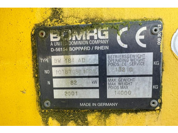 Asfaltwals BOMAG BW 184 AD: afbeelding 4