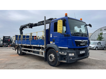 Vrachtwagen met open laadbak MAN TGM 18.250