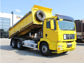 Kipper vrachtwagen MAN TGM 26.280, EURO 4, THREE SIDED, 6X4, INDEPENDENT AIR CONDITIONING: afbeelding 3