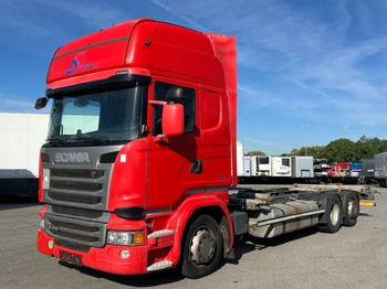 Containertransporter/ Wissellaadbak vrachtwagen SCANIA R 410