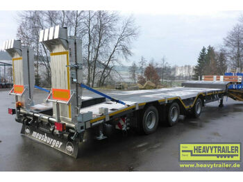 Meusburger 3-Achs-Tele-Semi Roadrunner Bau mit Klapprampen - Dieplader oplegger: afbeelding 1 Meusburger 3-Achs-Tele-Semi Roadrunner Bau mit Klapprampen - Dieplader oplegger: afbeelding 1
