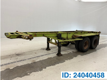 Containertransporter/ Wissellaadbak oplegger VAN HOOL 20'