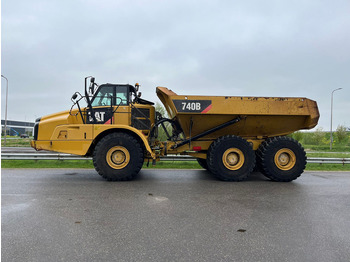 Kiepwagen met knikbesturing CATERPILLAR 740B
