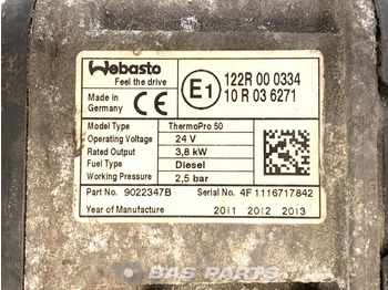 Verwarming/ Ventilatie voor Vrachtwagen Webasto TP50 Standkachel A 001 830 31 20: afbeelding 5 Verwarming/ Ventilatie voor Vrachtwagen Webasto TP50 Standkachel A 001 830 31 20: afbeelding 5