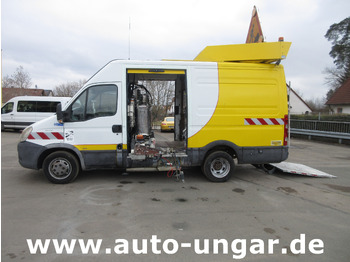 Asfaltmachine Iveco 50C15 Jetline Graco LineLazer Markiermaschine Hofmann Roadmarking Machine: afbeelding 2