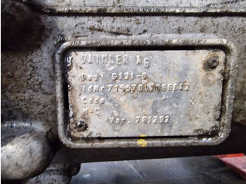 Versnellingsbak Mercedes Benz G131-9  Gearbox: afbeelding 2 Versnellingsbak Mercedes Benz G131-9  Gearbox: afbeelding 2